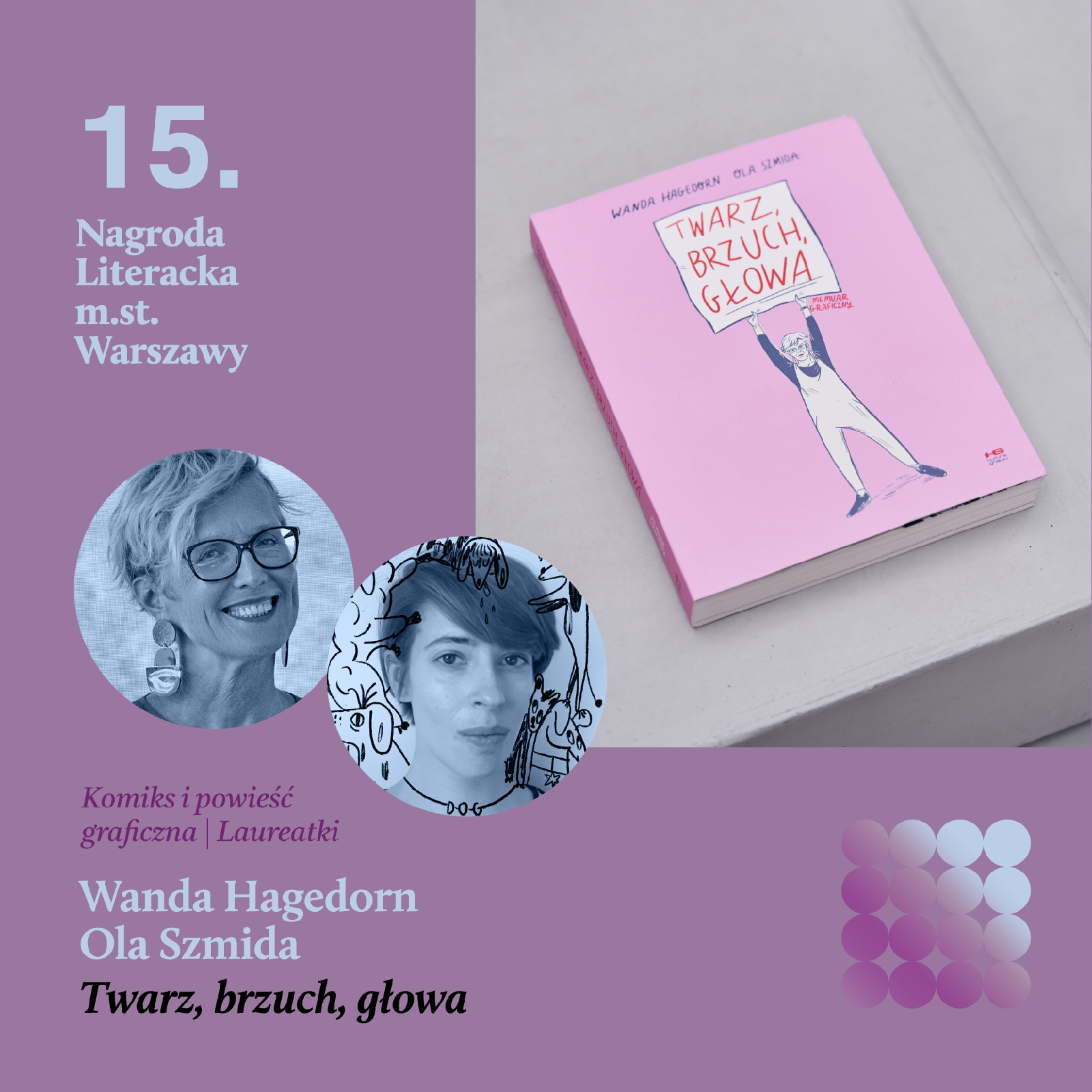 Znamy laureatki i laureatów Nagrody Literackiej m.st. Warszawy